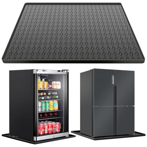 Silikon Kühlschrankmatte, 60x60cm, Kühlschrankmatten mit Erhöhtem Rand Kühlschrank Tropfschale Kühlschrank Bodenschutz, Unterkühlschrank Matten Bodenschutzmatte für Trockner Waschmaschine Tische Silikon Kühlschrankmatte, 60x60cm, Kühlschrankmatten mit Erhöhtem Rand Kühlschrank Tropfschale Kühlschrank Bodenschutz, Unterkühlschrank Matten Bodenschutzmatte für Trockner Waschmaschine Tische von NAYAHOSE