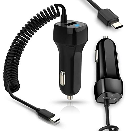 Auto Ladekabel für Huawei Mate 20 Pro Kfz Ladegerät Handy Tablet Gerät USB Typ-C Lade Kabel von NAmobile