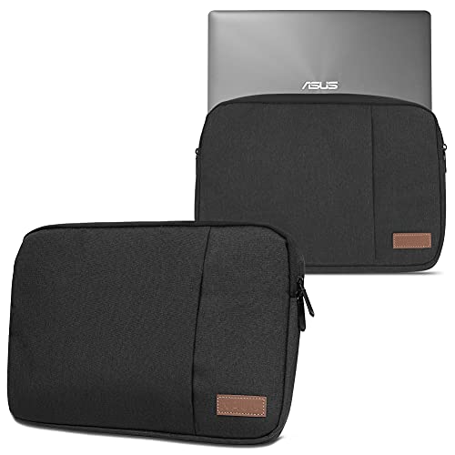 Hülle Notebook Tasche kompatibel für Asus ProArt Studiobook Pro 16 in Schwarz Blau oder Grau Laptop Schutzhülle Case Cover Etui, Farbe:Schwarz von NAmobile