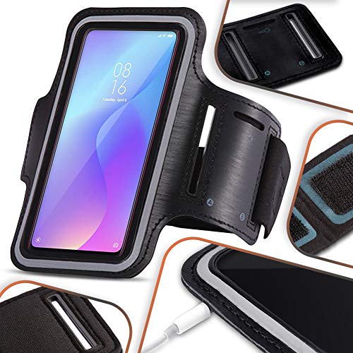 NAmobile Armcase Sportarmband kompatibel für Xiaomi Mi 9T Pro Handy Lauf Tasche Jogging Fitnesscase Hülle Schwarz NAmobile Armcase Sportarmband kompatibel für Xiaomi Mi 9T Pro Handy Lauf Tasche Jogging Fitnesscase Hülle Schwarz von NAmobile