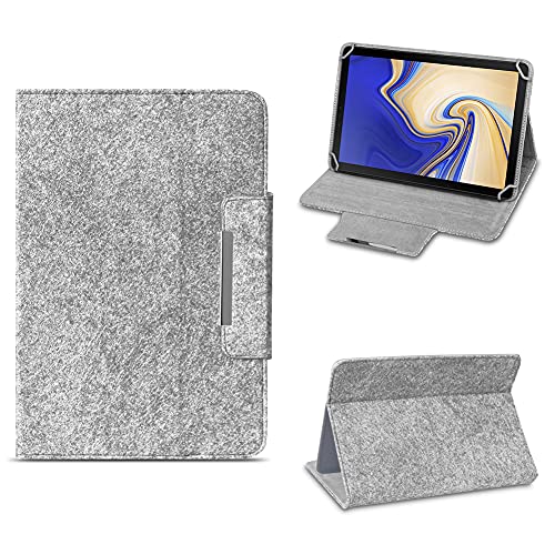 NAmobile Filz Hülle kompatibel mit Xiaomi Pad 6/6 Pro Tablet Tasche umweltfreundlichem Filz Standfunktion Schutztasche 11.0 Zoll Stand Cover Schutz Case, Farben:Hell Grau von NAmobile