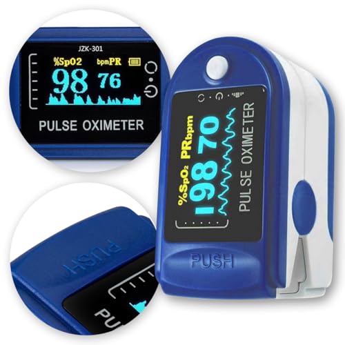 NAmobile Finger Puls Oximeter Blut Sauerstoff Pulsmessgerät Sättigung SpO2 Herzfrequenz NAmobile Finger Puls Oximeter Blut Sauerstoff Pulsmessgerät Sättigung SpO2 Herzfrequenz von NAmobile