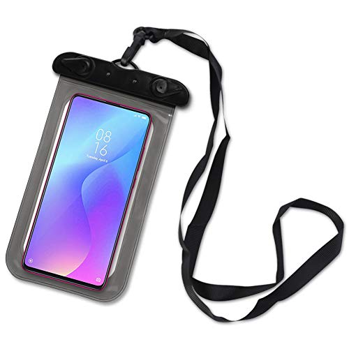 NAmobile Schutzhülle Wasserdicht kompatibel für Xiaomi Mi 9T Pro Handy Tasche Hülle Wasser Case Wasserfest Cover, Farben:Schwarz von NAmobile