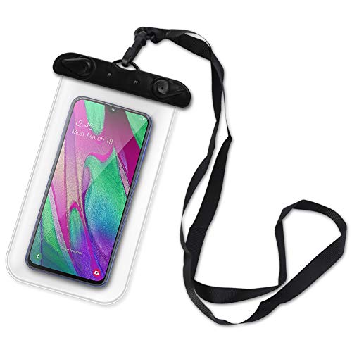 NAmobile Schutzhülle kompatibel für Samsung Galaxy A40 2019 Handy Tasche Hülle wasserdichte Wasserfest Cover, Farben:Transparent von NAmobile