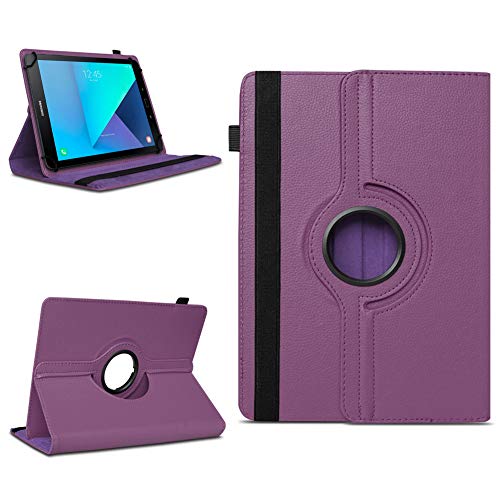 NAmobile Tablet Hülle kompatibel für Samsung Galaxy Tab S3 9.7 Tasche Schutzhülle Case Schutz Cover 360° Drehbar, Farben:Lila von NAmobile