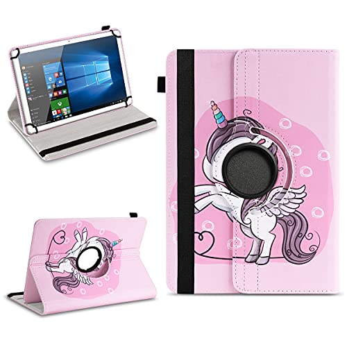 NAmobile Tablet Schutzhülle kompatibel mit PRITOM M10 / L10 10 Zoll aus Kunstleder Hülle Tasche Standfunktion 360° Drehbar Schutz Cover Universal Case, Farben:Motiv 16 von NAmobile