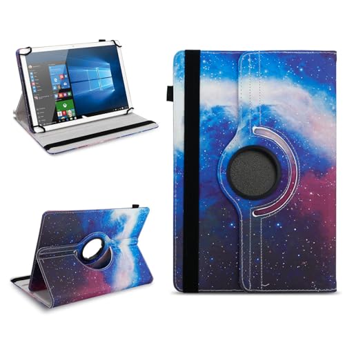NAmobile Tablet Schutzhülle kompatibel mit PRITOM M10 / L10 10 Zoll aus Kunstleder Hülle Tasche Standfunktion 360° Drehbar Schutz Cover Universal Case, Farben:Motiv 17 von NAmobile