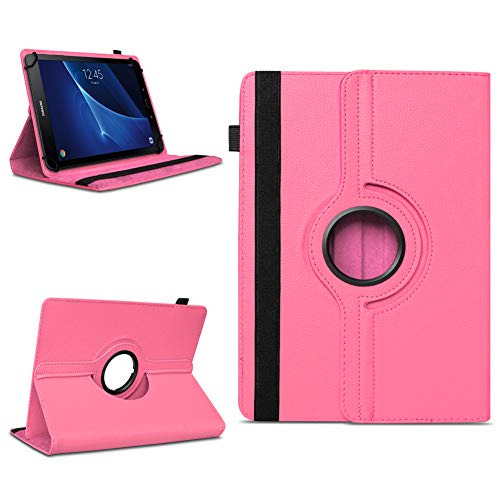 NAmobile Tablet Schutzhülle - kompatibel mit Samsung Galaxy Tab A6 A 10.1 2016 2019 Allen 10-10.1Zoll Geräten - 360 Grad Hülle für Tablets - ultradünne Tablettasche - Tablet Case, Farben:Pink von NAmobile