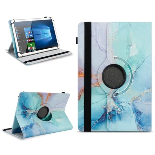 Tablet Schutzhülle - kompatibel mit VALE Tablet V10E LTE-464 / V10A allen 10,1 Zoll Geräten - 360 Grad Hülle für Tablets - ultradünne Tablet Tasche - Multi-Winkel Tablethülle, Farben:Motiv 22 von NAmobile