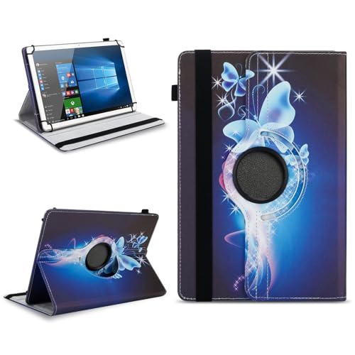 Tablet Schutzhülle - kompatibel mit VALE Tablet V11E / V10E / V10A allen 10,1 - 11 Zoll Geräten - 360 Grad Hülle für Tablets - ultradünne Tablet Tasche - Multi-Winkel Tablethülle, Farben:Motiv 25 von NAmobile