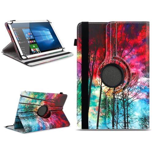 NAmobile Tablet Tasche kompatibel mit Doogee T20 T20S T20E Hülle Schutzhülle Tablettasche mit Standfunktion 360° drehbar Universal Tablethülle Case Cover, Farben:Motiv 20 von NAmobile
