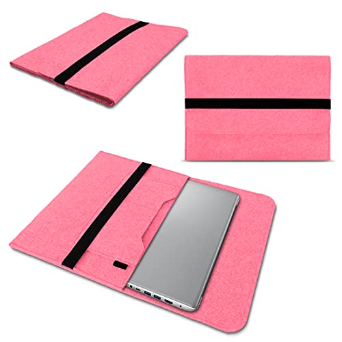 Notebook Sleeve Tasche kompatibel für Lenovo ThinkPad X1 Fold 13.3 Zoll Hülle Filz Cover Schutzhülle Schutz Cover Universal Laptoptasche, Farben:Rosa von NAmobile