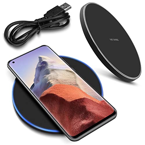 QI Wireless 15W Kabellose Ladestation kompatibel für Xiaomi Mi 11 Ultra 10 Pro Fast Charger Induktives Universal Schnellladegerät, Farben:Schwarz QI Wireless 15W Kabellose Ladestation kompatibel für Xiaomi Mi 11 Ultra 10 Pro Fast Charger Induktives Universal Schnellladegerät, Farben:Schwarz von NAmobile