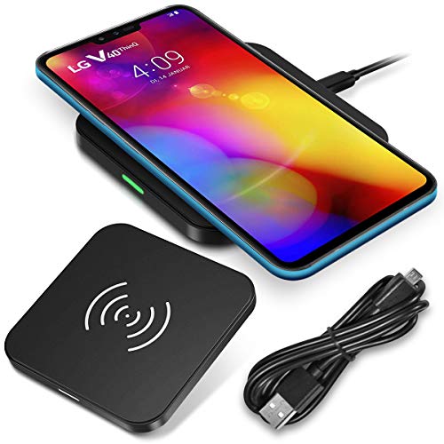 QI Wireless Kabellos Ladestation kompatibel für LG G7 ThinQ Charger Induktives Universal Schnellladegerät QI Wireless Kabellos Ladestation kompatibel für LG G7 ThinQ Charger Induktives Universal Schnellladegerät von NAmobile