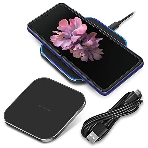 QI Wireless Ladegerät kompatibel mit Samsung Galaxy Z Flip 6 5 4 3 / Fold 6 5 4 3 2 Charger Induktive Universal Schnellladestation QI Wireless Ladegerät kompatibel mit Samsung Galaxy Z Flip 6 5 4 3 / Fold 6 5 4 3 2 Charger Induktive Universal Schnellladestation von NAmobile