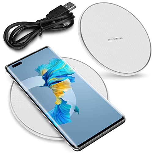 Qi Induktives Ladegerät 15W 10W kompatibel für Huawei Mate 40 30 20 Pro Ladestation Kabelloser Universal Charger, Farben:Weiss, Smartphone:Huawei Mate 20 Pro Qi Induktives Ladegerät 15W 10W kompatibel für Huawei Mate 40 30 20 Pro Ladestation Kabelloser Universal Charger, Farben:Weiss, Smartphone:Huawei Mate 20 Pro von NAmobile