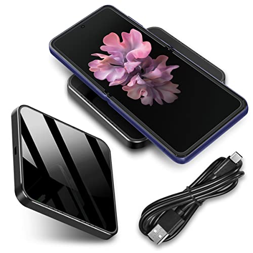 Qi Ladegerät Induktion kompatibel mit Samsung Galaxy Z Flip 5-4 - 3 / Fold 5-4 - 3-2 Fast Wireless Charger Universal Ladestation 15W Ladematte von NAmobile