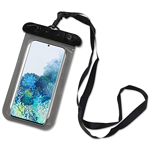 Schutzhülle Wasserdicht kompatibel mit Samsung Galaxy S20 Handy Tasche Hülle Wasser Case Wasserfest Cover, Farben:Schwarz von NAmobile