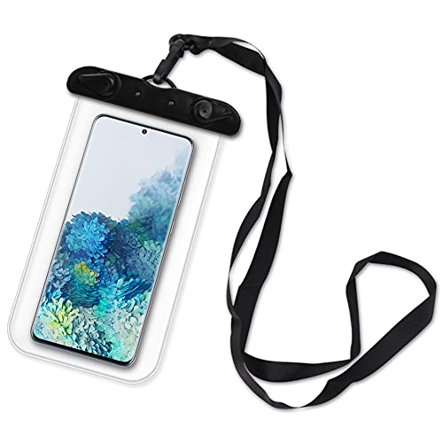 Schutzhülle Wasserdicht kompatibel mit Samsung Galaxy S20 Handy Tasche Hülle Wasser Case Wasserfest Cover, Farben:Transparent von NAmobile