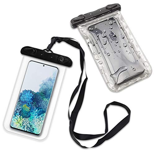 Schutzhülle kompatibel für Samsung Galaxy Serie Handy Tasche Hülle wasserdichte Wasserfest Cover, Farben:Transparent, Handy Modelle für:Samsung Galaxy S9 Plus von NAmobile