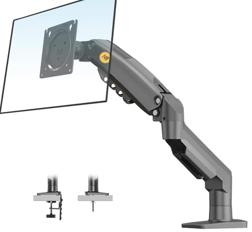 NB North Bayou Monitor Mount, Schwenkbarer Monitorarm Mit Gasfeder für 17–30 Zoll Computer monitore, Belastung Max 9 kg VESA 75/100 F80 von NB North Bayou