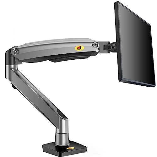 NB North Bayou Monitor Halterung Tischhalterung Gasdruckfeder Arm höhenverstellbar Bildschirmhalterung für 22"-35" Zoll LED LCD Bildschirm Wiegt 2-12kg (Schwarz) von North Bayou