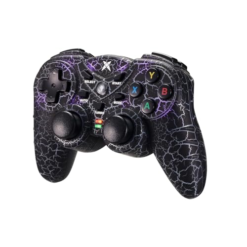 NBCP PC Wireless Game Controller, PC Controller Gamepad with Dual Vibration, 2.4G Wireless Gaming Joystick Gamepad Controller with Cool RGB Crack, Turbo Function for Windows 7/8/10/11 & Steam NBCP PC Wireless Game Controller, PC Controller Gamepad with Dual Vibration, 2.4G Wireless Gaming Joystick Gamepad Controller with Cool RGB Crack, Turbo Function for Windows 7/8/10/11 & Steam von NBCP