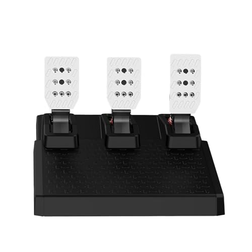 NBCP Racing Pedale, Gaming Lenkrad Pedal Set für Logitech, austauschbare Federn, einstellbar, langlebig, kompatibel mit Logitech G920 Rennrädern von NBCP