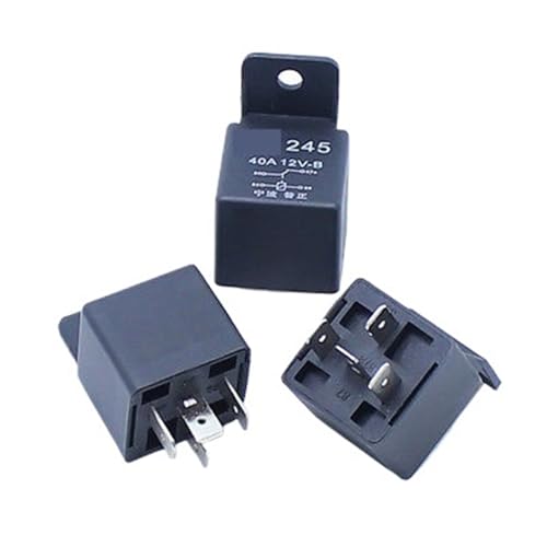 3 Stück - 12V 40A 4PIN Auto-Schließrelaisgehäuse mit fester Öffnung 3 Stück - 12V 40A 4PIN Auto-Schließrelaisgehäuse mit fester Öffnung von NBDUGQ