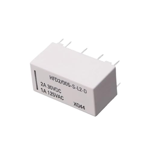 5V Spule Bistabiles Verriegelungsrelais DPDT 2A 30VDC 1A 125VAC HFD2/005-S-L2-D Wirklich 5V Spule Bistabiles Verriegelungsrelais DPDT 2A 30VDC 1A 125VAC HFD2/005-S-L2-D Wirklich von NBDUGQ