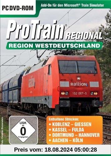 Train Simulator - ProTrain Regional: Westdeutschland (Add-On) von NBG EDV Handels & Verlags GmbH