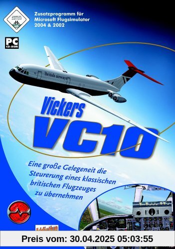 Vickers VC10 - Zusatzprogramm für MS Flugsimulator 2004 & 2002 Vickers VC10 - Zusatzprogramm für MS Flugsimulator 2004 & 2002 von NBG EDV Handels & Verlags GmbH