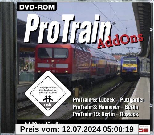 Train Simulator - ProTrain Add-ons für den Microsoft Train Simulator [Software Pyramide] von NBG