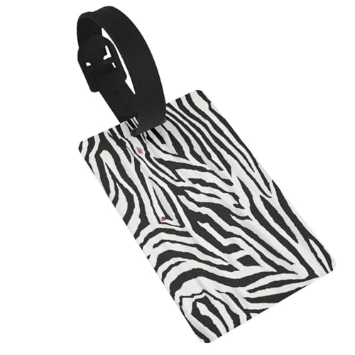 Leichte Gepäckanhänger mit Zebra-Print, niedliches und einzigartiges Reisezubehör, abnehmbarer Gurt Leichte Gepäckanhänger mit Zebra-Print, niedliches und einzigartiges Reisezubehör, abnehmbarer Gurt von NBRIEU