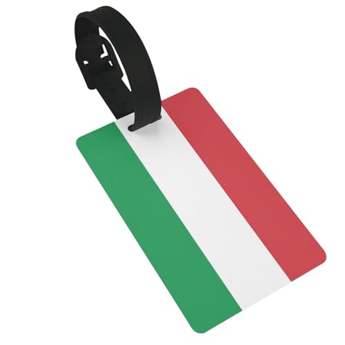 Leichte Gepäckanhänger mit italienischem Flaggenaufdruck, niedliches und einzigartiges Reisezubehör, abnehmbarer Schultergurt Leichte Gepäckanhänger mit italienischem Flaggenaufdruck, niedliches und einzigartiges Reisezubehör, abnehmbarer Schultergurt von NBRIEU