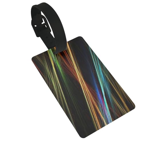 Leichte und bunte Gepäckanhänger mit Kunstdruck, schönes und einzigartiges Reisezubehör, abnehmbarer Gurt Leichte und bunte Gepäckanhänger mit Kunstdruck, schönes und einzigartiges Reisezubehör, abnehmbarer Gurt von NBRIEU
