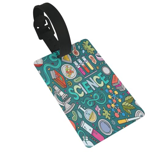 Leichter Gepäckanhänger mit Cartoon-Motiv, niedliches und einzigartiges Reisezubehör, abnehmbarer Gurt Leichter Gepäckanhänger mit Cartoon-Motiv, niedliches und einzigartiges Reisezubehör, abnehmbarer Gurt von NBRIEU