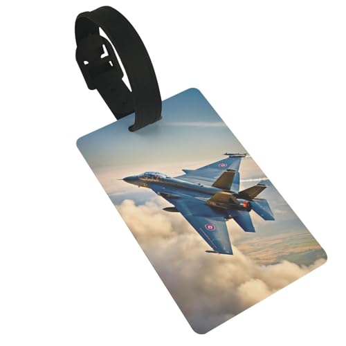 Leichter Gepäckanhänger mit Flugzeug-Jetdruck, niedliches und einzigartiges Reisezubehör, abnehmbarer Gurt Leichter Gepäckanhänger mit Flugzeug-Jetdruck, niedliches und einzigartiges Reisezubehör, abnehmbarer Gurt von NBRIEU