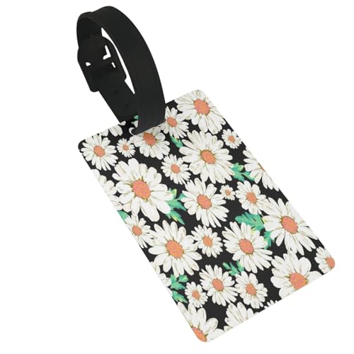 Leichter Gepäckanhänger mit Gänseblümchen-Motiv, niedliches und einzigartiges Reisezubehör, abnehmbarer Gurt Leichter Gepäckanhänger mit Gänseblümchen-Motiv, niedliches und einzigartiges Reisezubehör, abnehmbarer Gurt von NBRIEU