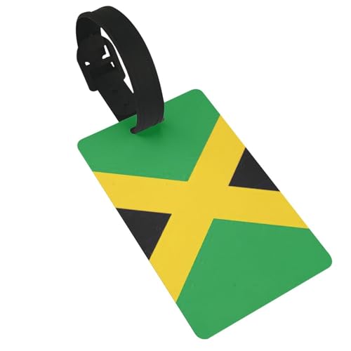Leichter Gepäckanhänger mit Jamaika-Flagge, niedliches und einzigartiges Reisezubehör, abnehmbarer Riemen Leichter Gepäckanhänger mit Jamaika-Flagge, niedliches und einzigartiges Reisezubehör, abnehmbarer Riemen von NBRIEU