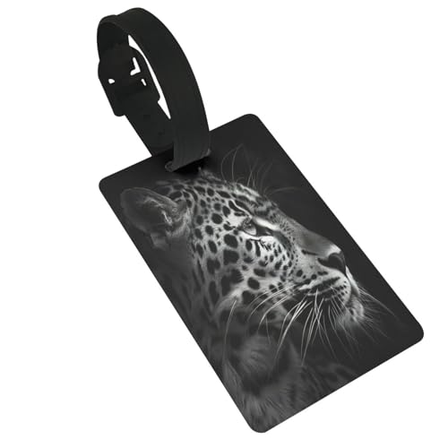 Leichter Gepäckanhänger mit Leopardenmuster, niedliches und einzigartiges Reisezubehör, abnehmbarer Gurt Leichter Gepäckanhänger mit Leopardenmuster, niedliches und einzigartiges Reisezubehör, abnehmbarer Gurt von NBRIEU