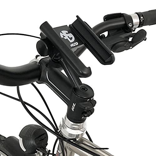 NC-17 Handy Halterung für Fahrrad | Handyhalter Motorrad | 360 Grad drehbar | Halter für Mobiltelefon iPhone, Samsung Div. | 4.7“ bis 6.8“ Zoll von NC-17
