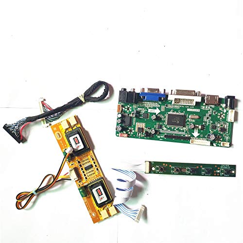 Für LM201WE3-TLF3/TLF4 LCD-Monitor-Panel MNT68676 Display-Controller-Laufwerkskarte HDMI + VGA + DVI CCFL LVDS 30-polig 51,1 cm 1680 x 1050 Kit (LM201WE3-TLF3) von NC