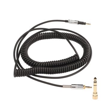 NCONCO Kopfhörer Spiralkabel HiFi 3,5 mm auf 2,5 mm Stereo Sound Spiralkabel für HD6 HD7 HD8 HD515 HD518 HD558 HD598, Plug and Play NCONCO Kopfhörer Spiralkabel HiFi 3,5 mm auf 2,5 mm Stereo Sound Spiralkabel für HD6 HD7 HD8 HD515 HD518 HD558 HD598, Plug and Play von NCONCO