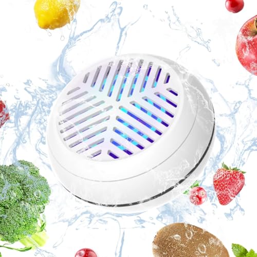 NCONCO Obst- und Gemüsewaschmaschine, Obst- und Gemüsewaschmaschine, IPX7 wasserdichte Obstwaschmaschine mit Ladestation für Obst Gemüse Fleisch von NCONCO