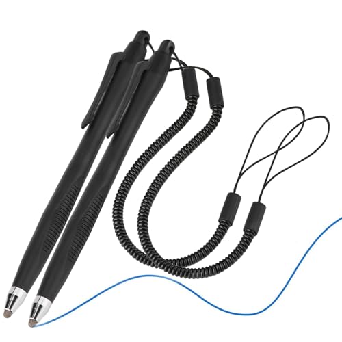 Stylus Pens for Touch Screens, 2 Pack Universal Tablet Pen, High Sensitive & Precision Capacitive Disc Tip, Compatible with Tablets, Mobile Phones, Laptops and All Universal Touch Devices (Black) von NCONCO