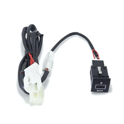NCOUUOCN Für VW Golf 6 Jetta 5 MK5 Scirocco 06-12 QC3.0 Typ C PD USB Schnellladegerät Buchse zerstörungsfreier Ersatzbaum 12V/24 (QC3.0 Ladegerät) von NCOUUOCN