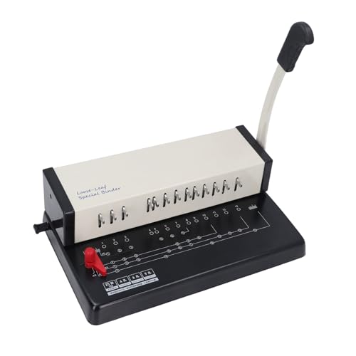 Ndnczdhc -Bindungsmaschine, 25 Blätter 70G A4 Kopierpapier -Stanzkapazität 13 Runde Löcher Manuelle Kammbindungsmaschine Ndnczdhc -Bindungsmaschine, 25 Blätter 70G A4 Kopierpapier -Stanzkapazität 13 Runde Löcher Manuelle Kammbindungsmaschine von NDNCZDHC
