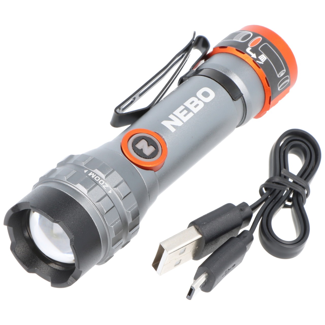 NEBO LED Taschenlampe Davinci 450L Flex mit bis zu 450 Lumen und 237 Meter, mit Li-Ion 14500 Akku NEBO LED Taschenlampe Davinci 450L Flex mit bis zu 450 Lumen und 237 Meter, mit Li-Ion 14500 Akku von NEBO