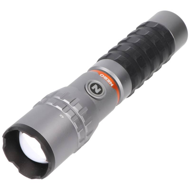 NEBO LED Taschenlampe SLYDE KING 2K mit bis zu 2000lm und 409m Leuchtweite integrierter Li-ion 18650 Akku 3,7V 2200mAh von NEBO